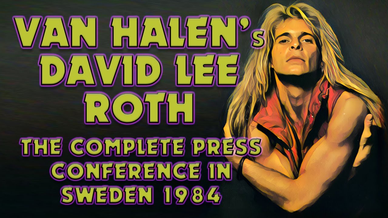 VAN HALEN's David Lee Roth: Full Press Conference in Stockholm, Sweden ...