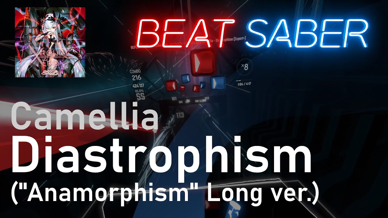 Camellia - Diastrophism (“Anamorphism” Long ver.) | 88.2% Expert+ | Beat Saber (Mapped by Jez)