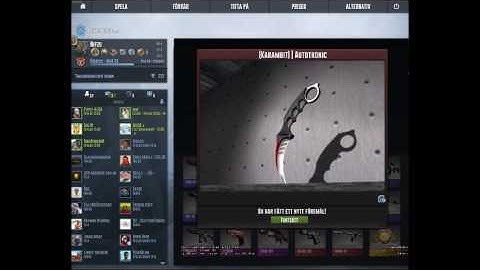 Karambit Autotronic unboxing, MANGE!