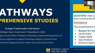 UM-Flint Strategic Transformation Open Forum (Pathways): Nov. 6, 2023