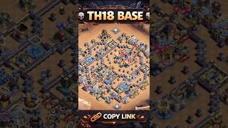 Best TH18 Legend League Base 🛡️ Anti 3 Star | Clash of Clans #shorts