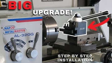 VEVOR snelwisselgereedschapspost upgrade - HAFCO AL320G draaibank