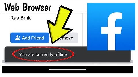 How To Fix Facebook Website You are currently offline. Error on Windows PC Chrome Browser Problem