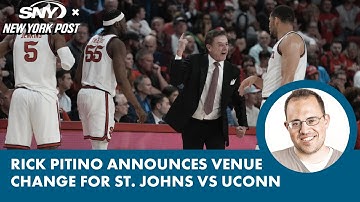 Rick Pitino announces St Johns vs UConn will not be played at Madison Square Garden in 2024