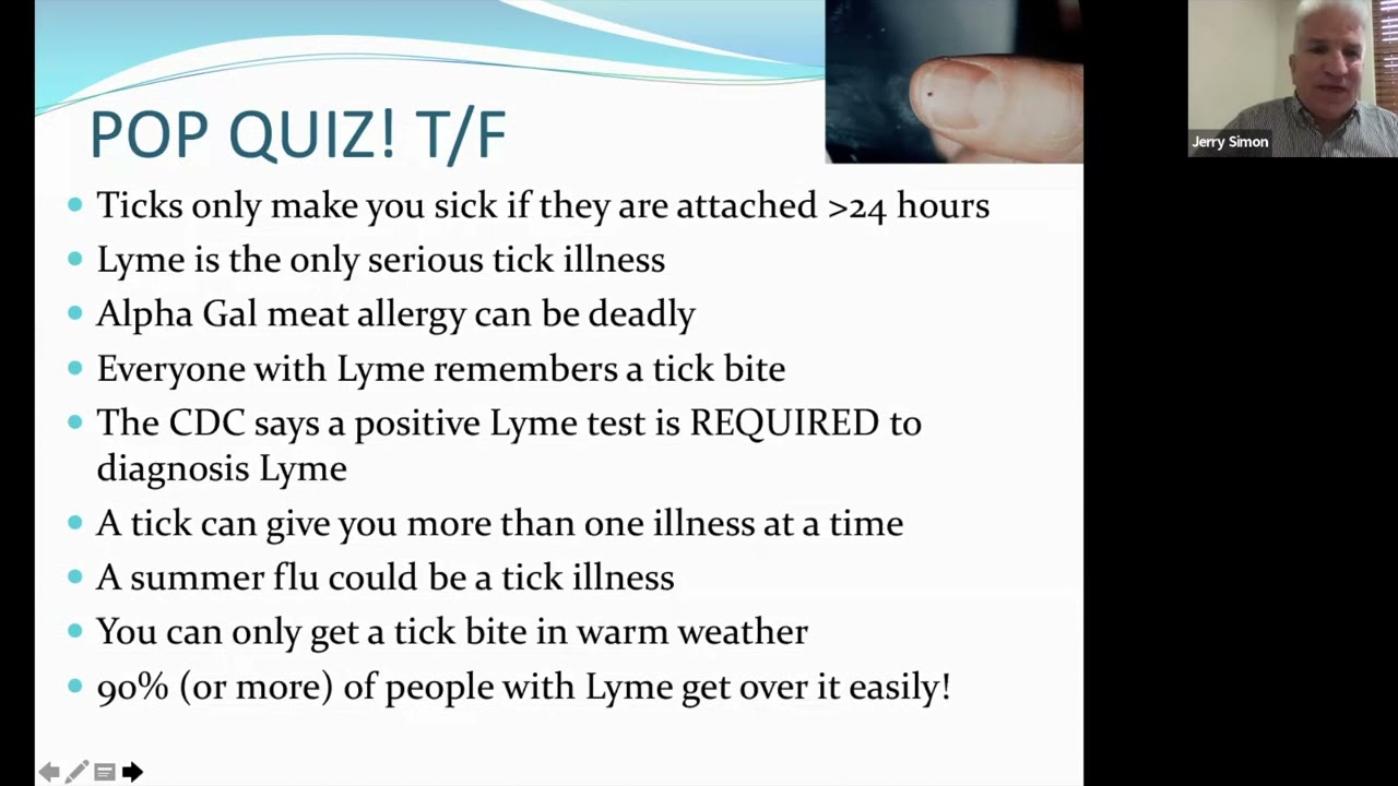 Tick Borne Diseases - What You Need to Know - Jerry Simons, PA-C