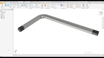 Autodesk Inventor: Part modellering - Sweep 1