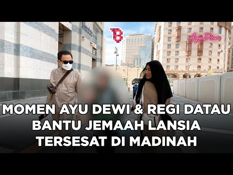 Momen haru Ayu Dewi dan Regi Datau tolong jemaah lansia asal Tangerang tersesat di Madinah | NEWSFL
