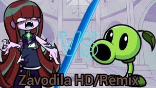 Friday Night Funkin' Zavodila HD/Remix but Limu and Peashooter sings it