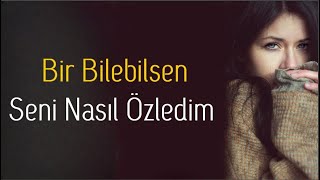 Bir Bilebilsen Seni Nasıl Özledim Özlem Şiiri