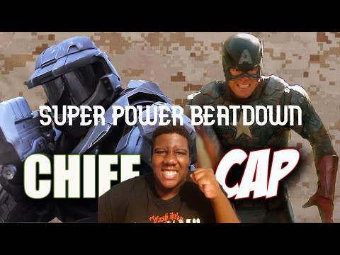 CAPTAIN AMERICA vs MASTER CHIEF - Super Power Beat Down (Reaction)
