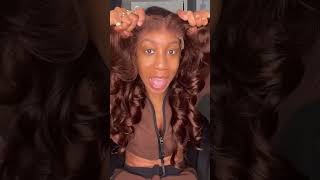 Where is the Lace??? UNICE Auburn Brown 13x4 Pre Everything Wig Installed