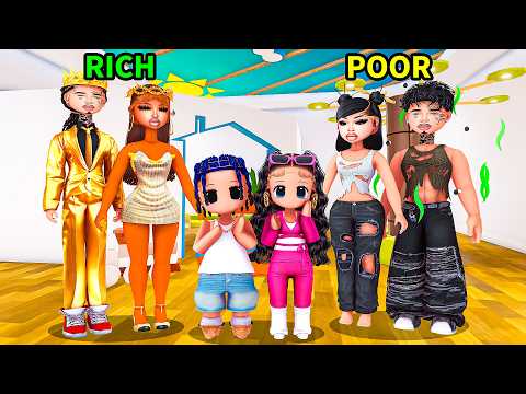 REALISTIC TWINS GET ADOPTED BY RICH VS POOR FAMILY In LifeTogether 🏠 RP | Roblox