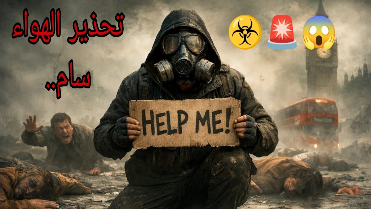 ⚠️ تحذير هواء سام...خمسة أيام من الموت: القصة الكاملة لضباب لندن القاتل 1952 💀😱🚨 قناتكم #خارطة_Maps