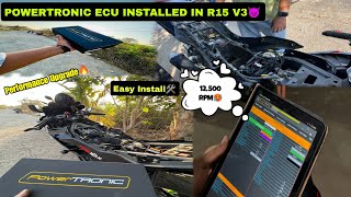 Powertronic ECU INSTALLED IN R15 V3 | FASTEST R15 | EASY INSTALL | PERFORMANCE UPGRADE | ( Part - 2) screenshot 4