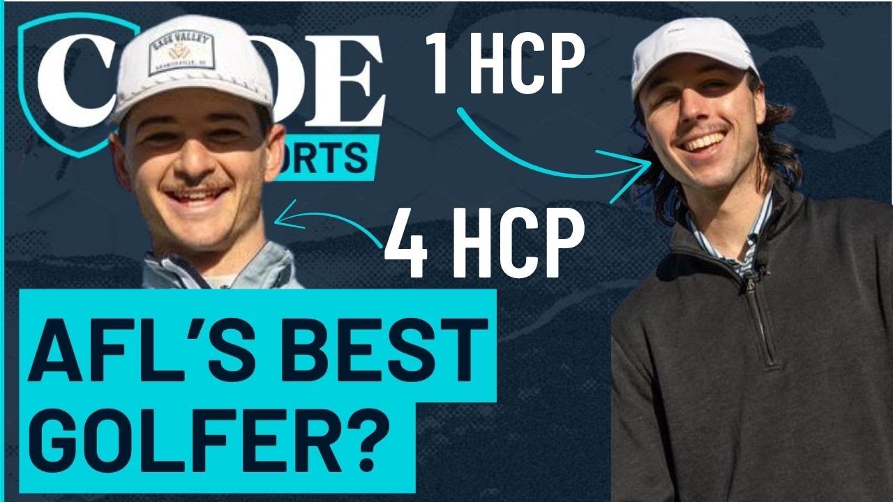 AFL star makes EAGLE after we challenged him to a golf match | Code Classic