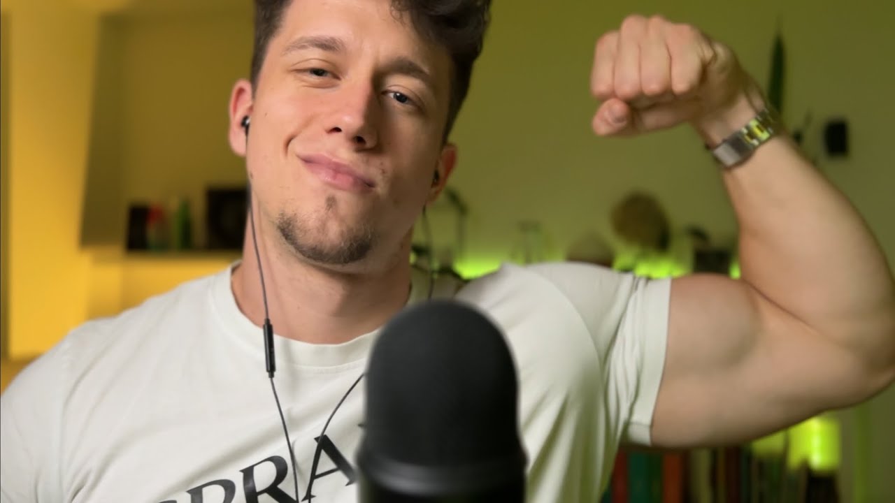 ASMR Sound Assortment for lowering your Stress and Anxiety level (male whispered ramble)