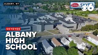 SkyEye6 with drone views over Albany High School