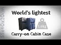 World’s Lightest Carry on Baggage Size Suitcase: Weight just 1.6kg yet Tough &amp; Durable by IT LUGGAGE