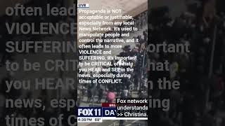 [REPORTER CAUGHT MUST SEE] LOCAL NEWS NETWORK LIES ABOUT AFFILIATION WHILE ON LIVE TV #fox #foxnews