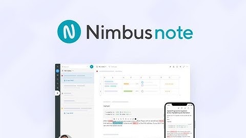 Nimbus Note Review and Tutorial: AppSumo Lifetime Deal