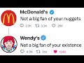 Wendys savage tweets