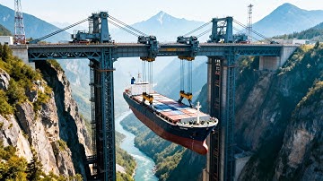 China Built a Ship Elevator to Cross Mountains - American Engineers are Shocked