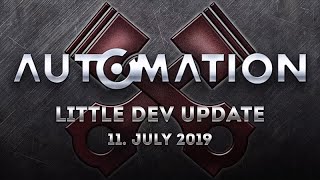 Little Dev Update: 11. July 2019