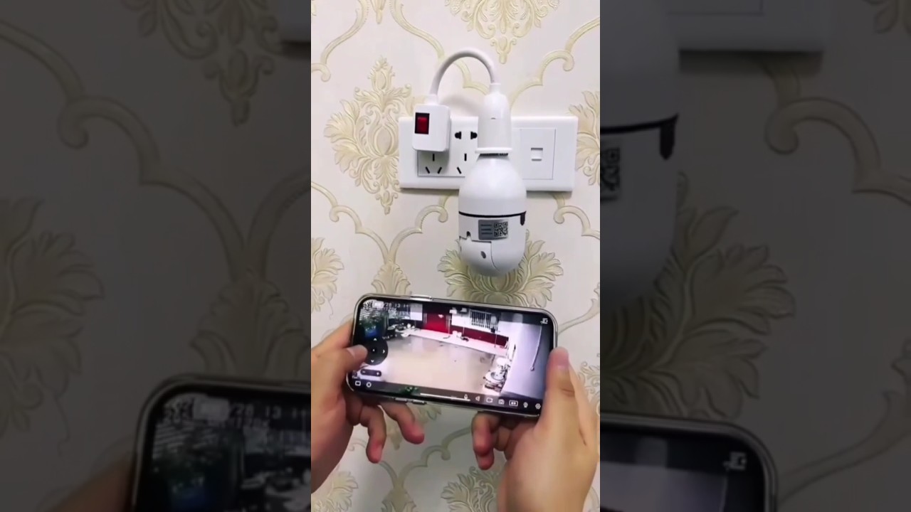 wifi light bulb auto tracking camera 🥰