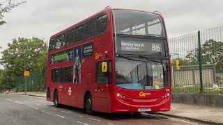 DFRV | London Central Route B16 Kidbrooke To Bexleyheath Bus Garage To Kidbrooke | E241 (YX61DPO)