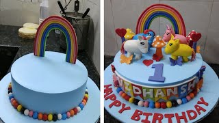 How to make amazing Birthday cake decorating Animals cake Design Making by pandit cake point