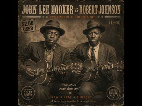 🎸 John Lee Hooker & Robert Johnson (1959) — Echoes of Delta Blues | Raw Groove & Southern Legacy