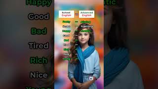 School English vs Advanced English englishlearning learnenglish improveenglish