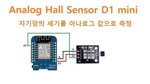 Analog Hall Sensor Arduino D1-mini [두원공과대학교 AI융합과 김동일교수] 3.0.8