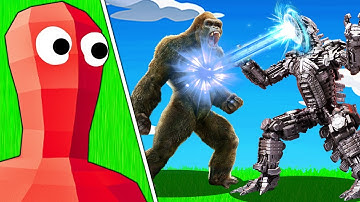 I UPGRADE This Wobbler Into KING KONG and MECHAGODZILLA! - (TABS) Totally Accurate Battle Simulator