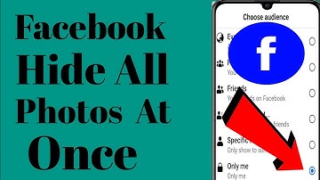 How To Hide All Facebook  Photos Only Me Setting || 2024