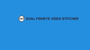 360 Dual Fisheye Video Stitcher - Demo