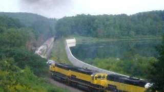 NYSW SU-99 struggles mightly up grade at Charlottesburg Reservoir