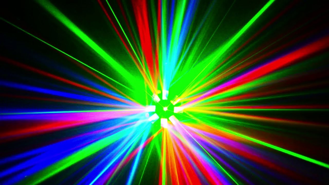 Disco Discothek Laser Lights – Party Licht Effekte in Red and Green | 10 Hours 4K Background Loop