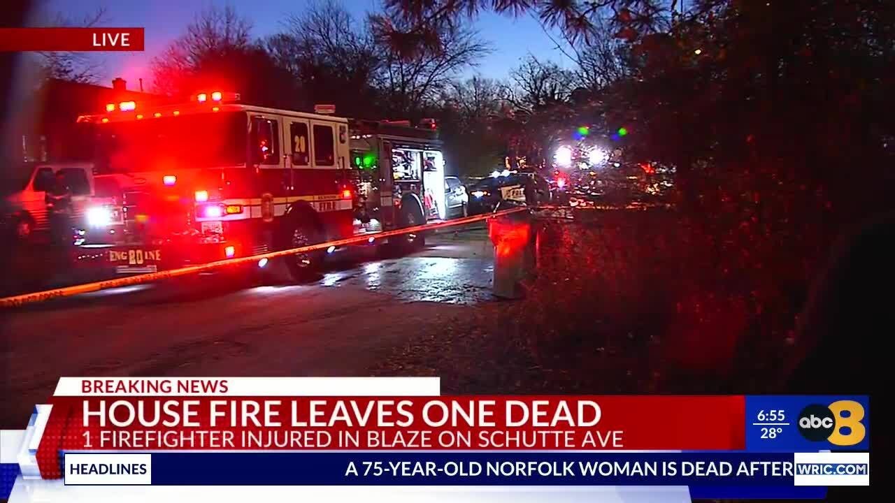 73-year-old man dead after house fire in Richmond's Southside - YouTube