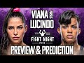 UFC Fight Night: Polyana Viana vs. Iasmin Lucindo Preview &amp; Prediction