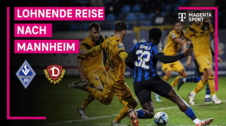 SV Waldhof Mannheim - SG Dynamo Dresden, Highlights mit Live-Kommentar | 3. Liga | MAGENTA SPORT