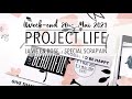 [Scrapbooking] - Project Life 23x30 - Week-end 20 - La vie en rose... Spécial Salon Scrap'ain