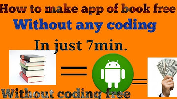 How to create app without coding - free - appybuilder - create app