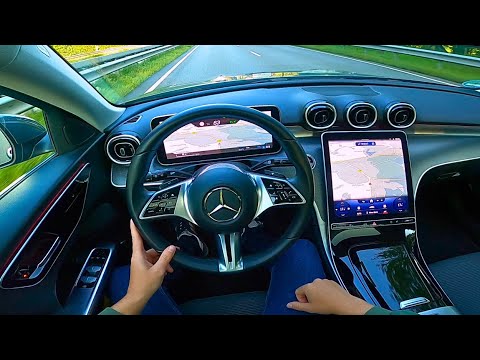 2022 Mercedes Benz C-Class C180 Avantgarde - pov test drive