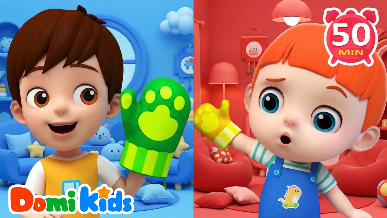 Opposites Day Sing & Learn🎉 | First Words & Fun Tunes | Kids Songs & Nursery Rhymes | Domi Kids