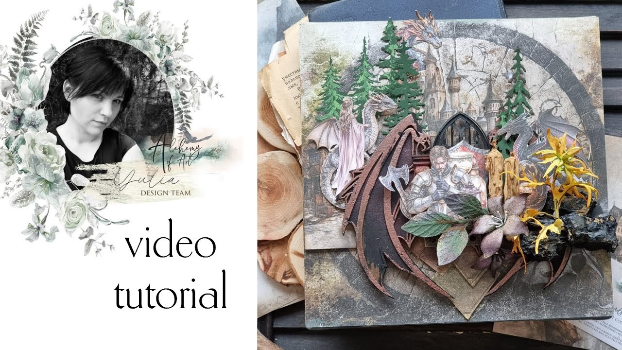 Видео урок по холсту для Alchemy of Art 