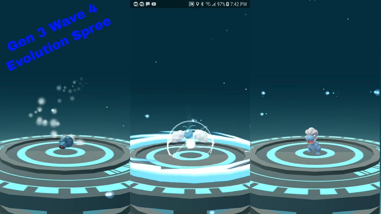 Pokemon Go Gen 3 Mini Evolution Spree Part 4 Wave 4 Pokemon! - YouTube
