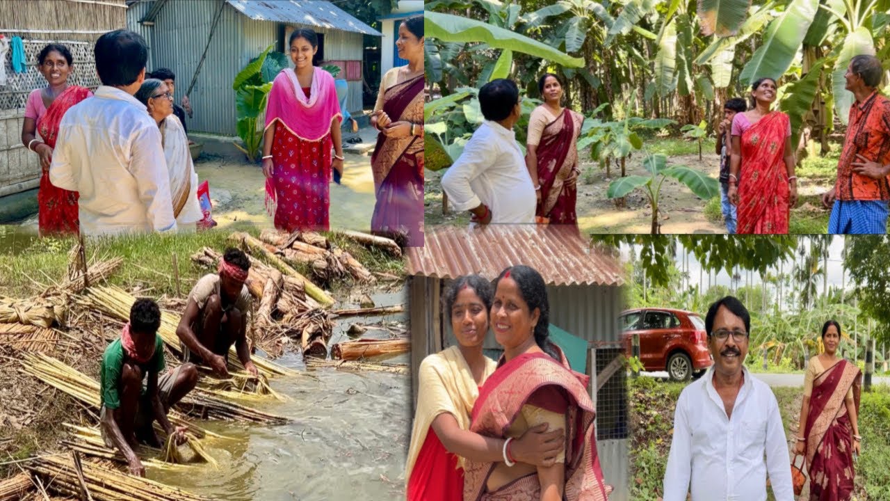 আজ আমার নিজের মাসির বাড়ি বেড়াতে গেলাম আর ২৬ বছর পর বোনের বাড়িতে ও বেরিয়ে এলাম//