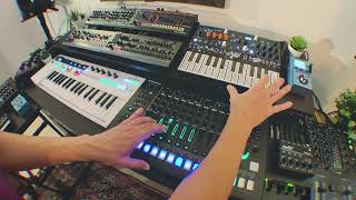 Nostalgic dawless progressive house jam w. TR-8s, SE-02, JU-06a, JX-08, JD-08 & Microfreak