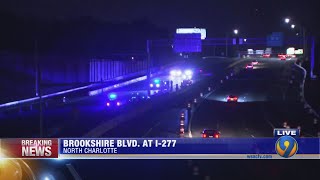 Man hit, killed by car on Brookshire Freeway in north Charlotte, police say